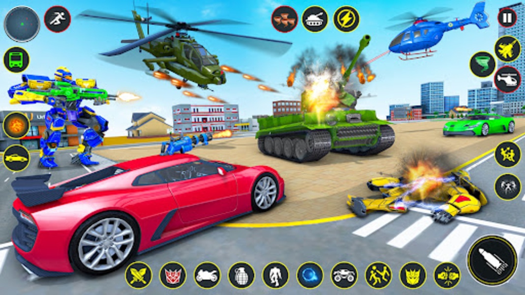 Helicopter Robot Car Game - Preview 6