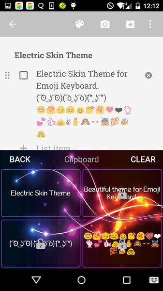 Electric Emoji Keyboard - Preview 4