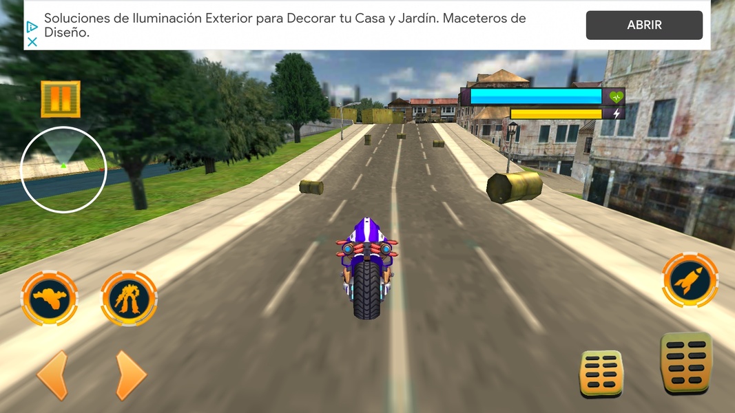 Flying Police Eagle Bike Robot Hero - Preview 3