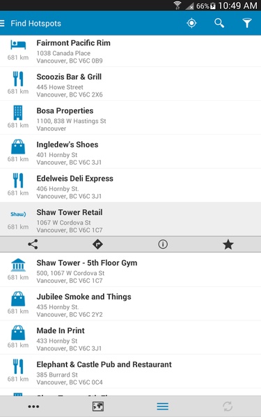 Shaw Go WiFi Finder - Preview 1