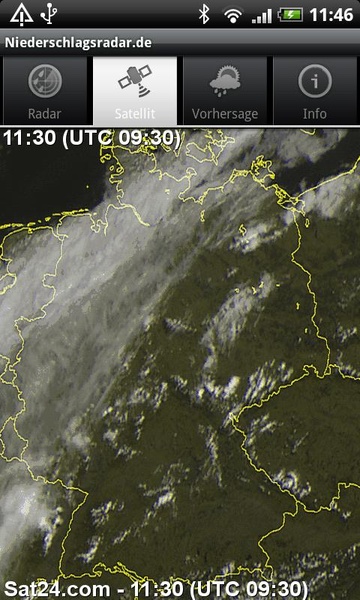 Niederschlagsradar - Preview 4