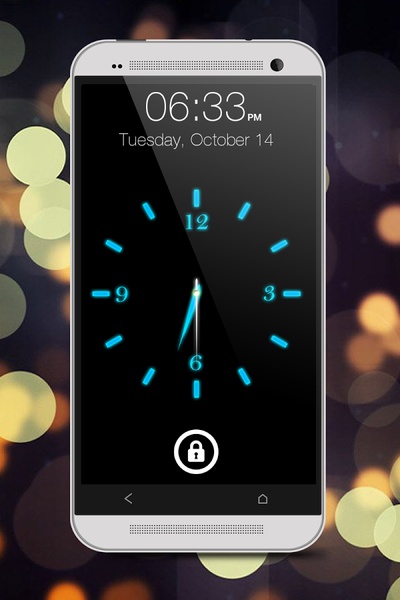 Glowing Clock Locker - Blue - Preview 2