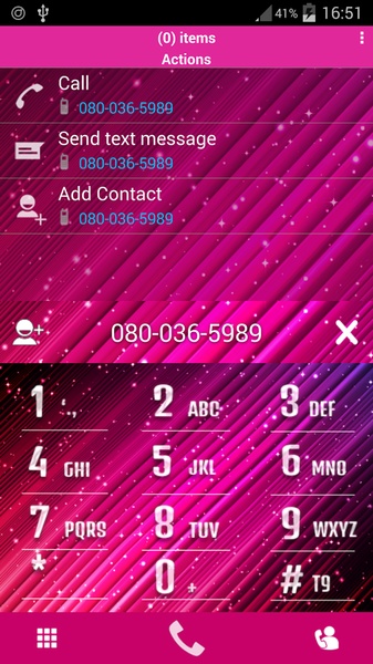 RocketDial Pink Theme - Preview 5