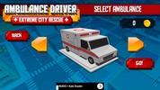 Ambulance Driver - Extreme city rescue screenshot 1