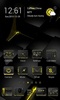 Golden Black Go Launcher Theme screenshot 5