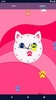 Cute Kitty Clock Wallpaper screenshot 3