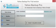 Softaken Yahoo Backup Tool screenshot 2