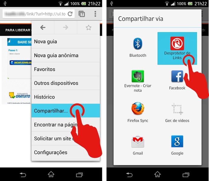 Desprotetor de Links - Preview 1