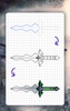 How to draw weapons. Daggers screenshot 1