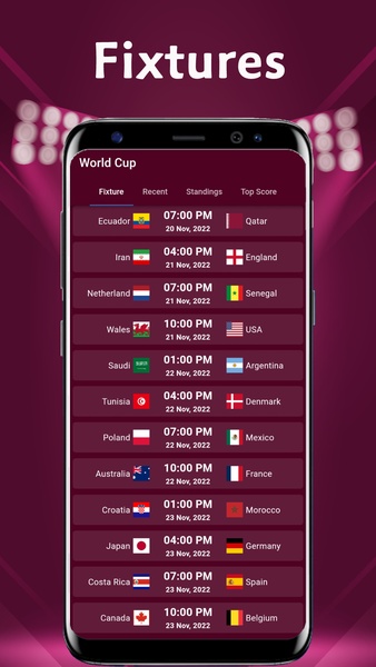 Football CUP-Soccer Live Score - Preview 2