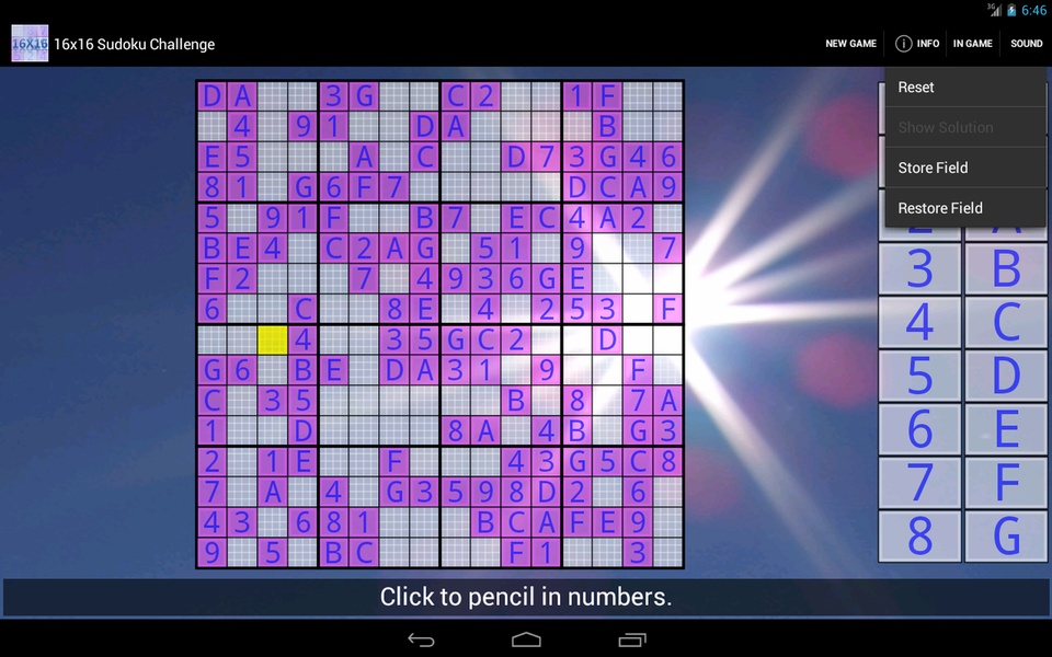 16x16 Sudoku Challenge - Preview 4