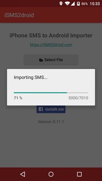 iSMS2droid - Preview 1
