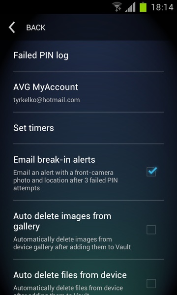 AVG Vault - Preview 2