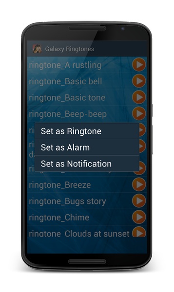 Galaxy Ringtones - Preview 1