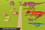 Lion vs Dinosaur Animal Fight screenshot 1