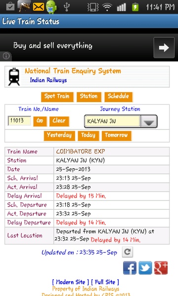 Live Train Status - Preview 5