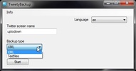 TweetyBackup screenshot 2
