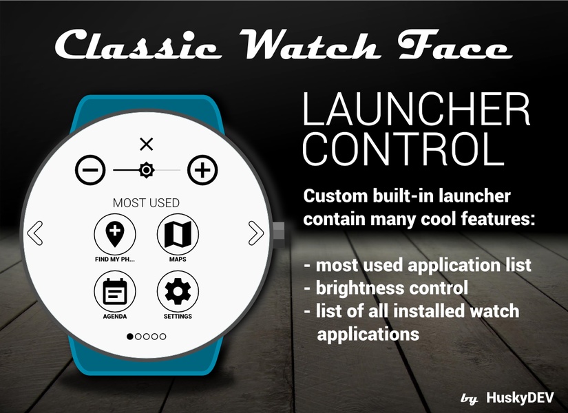 HuskyDEV Classic Watch Face - Preview 4