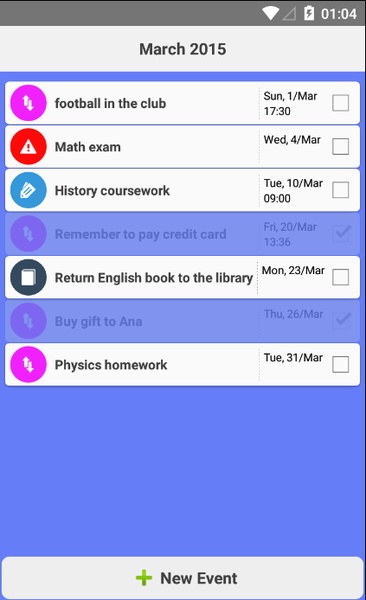 Student Agenda - Preview 5
