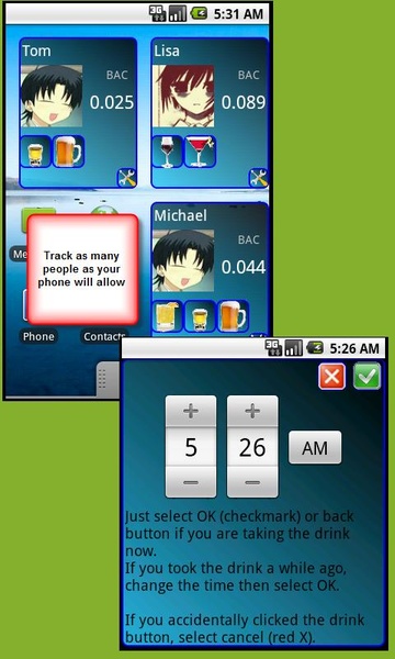 Blood Alcohol Calculator - Preview 1