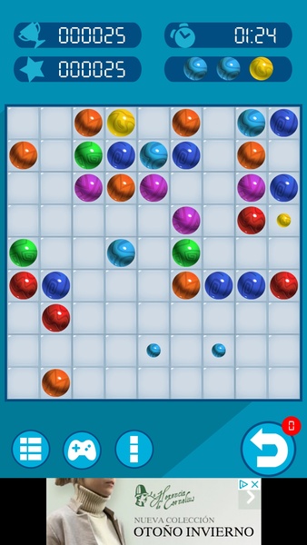 Color Lines: Connecting 5 Game - Preview 4