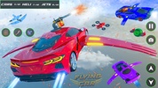 Flying Car Robot Car Games 3D screenshot 6