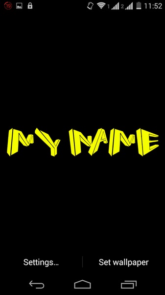 My Name 3D Live Wallpaper - Preview 7
