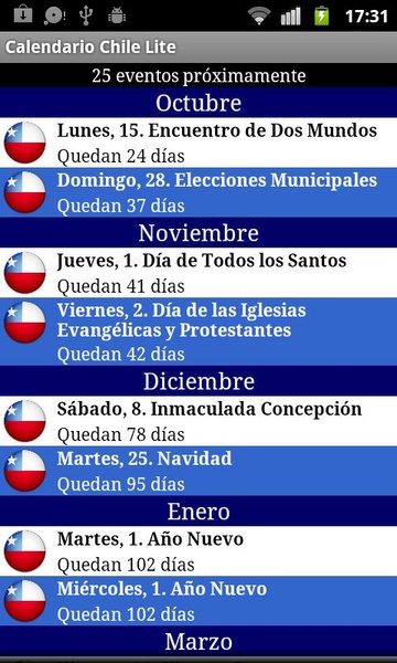 Calendario Chile Lite - Preview 5