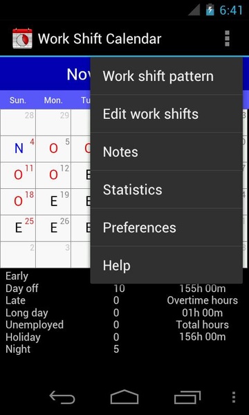 Work Shift Calendar - Preview 5