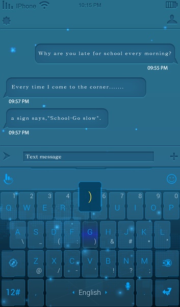 Light Of Science TouchPal Theme - Preview 2
