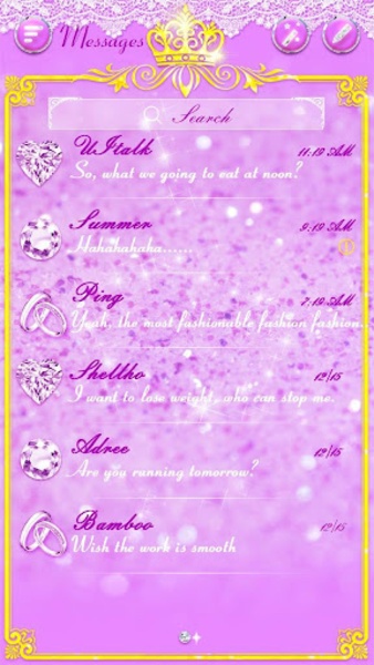 purple glitter - Preview 4