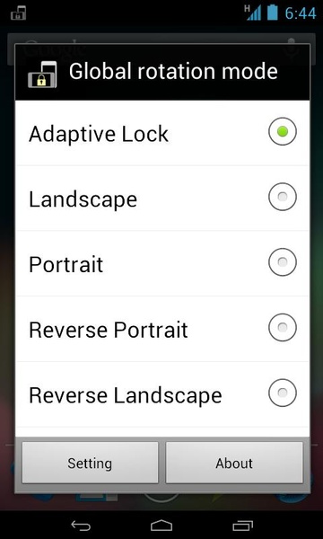 Adaptive Rotation Lock (Free) - Preview 5
