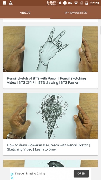 Pencil Sketch Video - learn to draw step by step - Preview 6