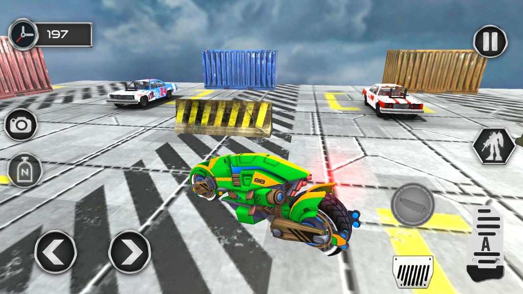 Impossible Bike Parking Tracks Robot Transform 3D - Preview 4