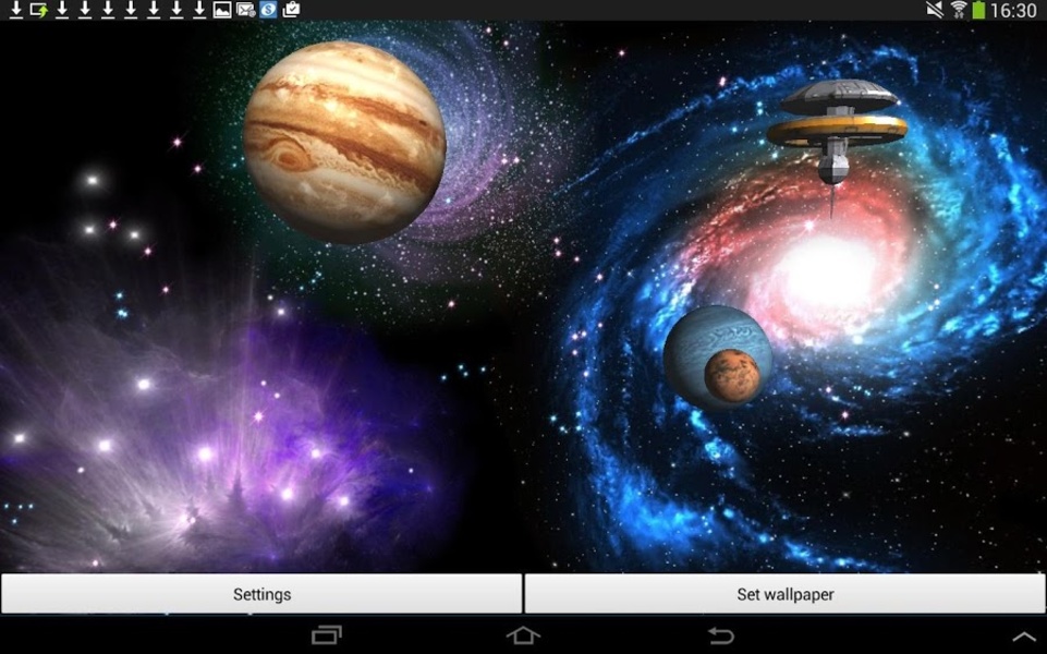 Space Live Wallpaper 3D - Preview 1