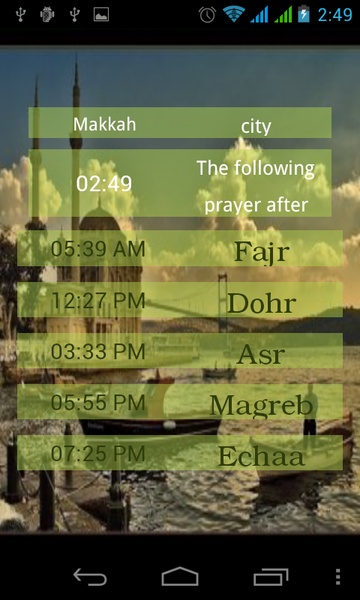 Azan times for all prayers - Preview 3