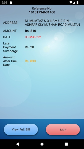 MEPCO Bill - Preview 2