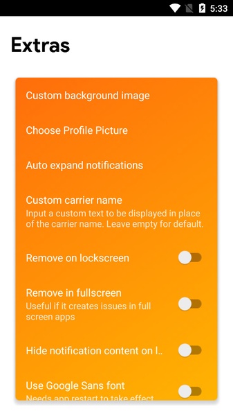 Power Shade: Notification Bar Changer & Manager - Preview 7