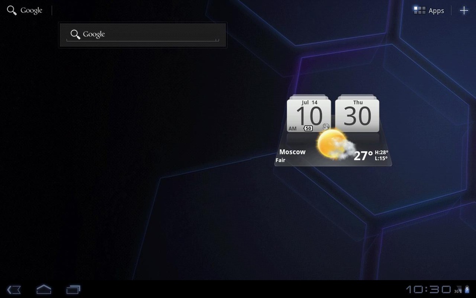 MIUI Digital Weather Clock - Preview 1