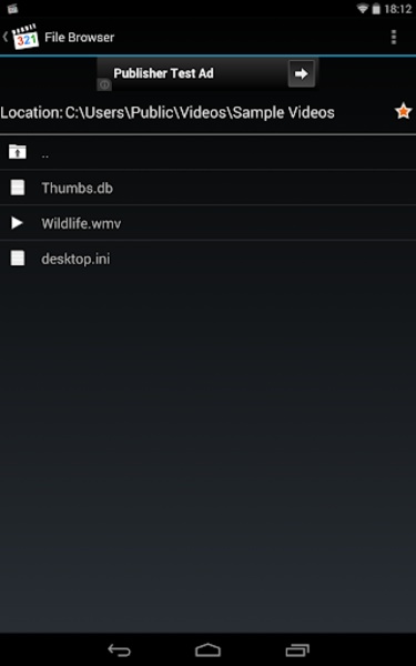 Media Player Classic Remote - Preview 5