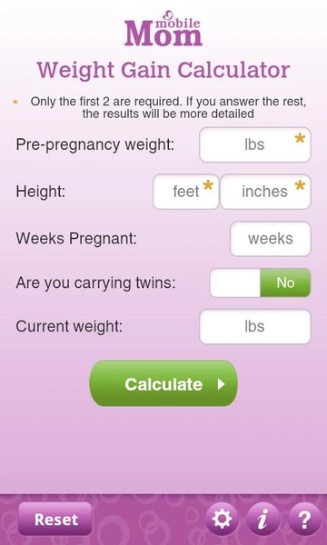 Weight Gain Calculator - Preview 3