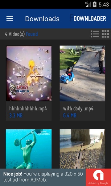 FDownloader - Video downloader for Facebook - Preview 5