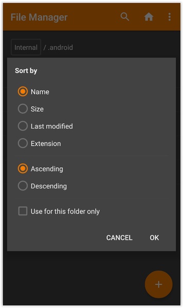 Simple File Manager - Preview 1