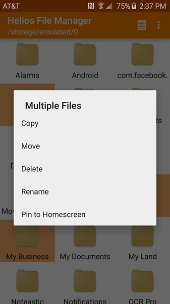 Helios File Manager - Preview 4