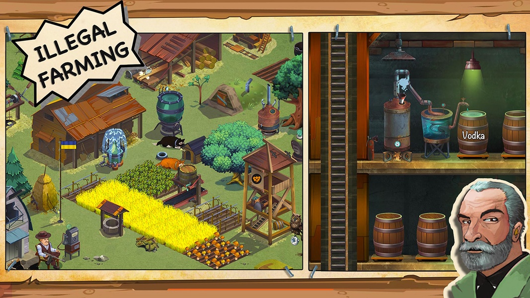 Bootleggers: Illegal Farm - Moonshine Mafia Town - Preview 3