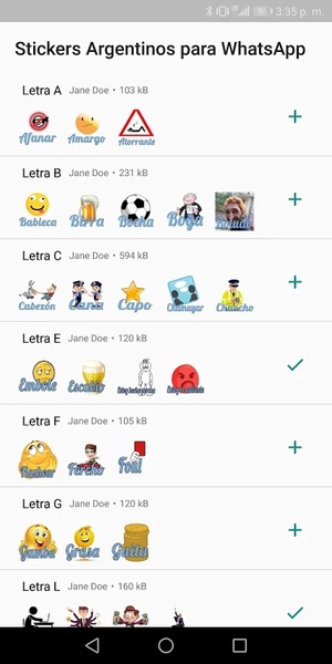 Stickers Argentinos para WhatsApp - WAStickerApps - Preview 1