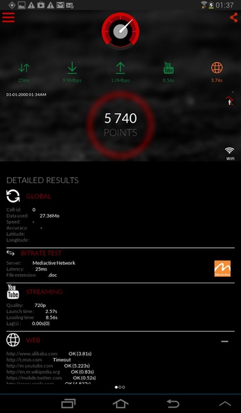 4Gmark 3G 4G speed test - Preview 1
