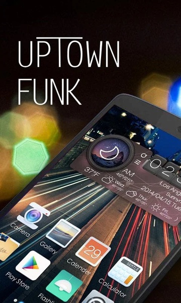 Uptown Funk GOLauncher EX Theme - Preview 5