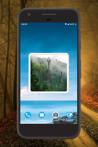 Forest Clock Live Wallpaper - Preview 1