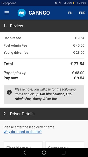 CARNGO.com - Car Rental APP - Preview 10
